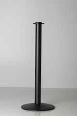 INOVSHOP - Poteau de guidage noir sans corde