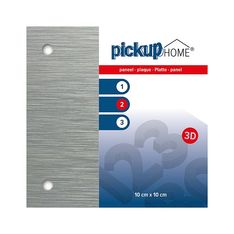 Pickup Home 3D - Plaque Alu Sandw 3 mm - 10 x 10 cm