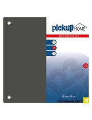 Pickup Home 3D - Plaque Acrylique gris 3 mm - 15 x 15 cm
