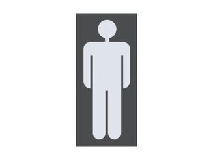 Pickup Home 3D - Pictogramme frame Homme - gris