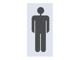 Pickup Home 3D - Pictogramme Homme - gris