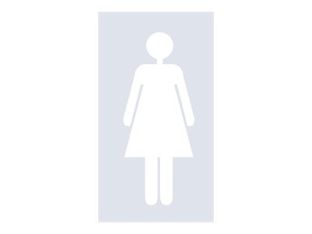 Pickup Home 3D - Pictogramme Femme - blanc