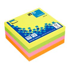 Global Notes - Bloc Cube - 320 feuilles - 75 x 75 mm - couleurs assorties