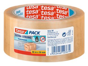 TESA - Ruban Adhésif   -transparent PVC - 50 mm x 66 m