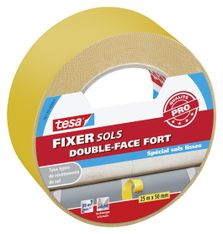 Tesa - Ruban adhésif - double face - spécial sols lisses - 50 mm x 25 m 