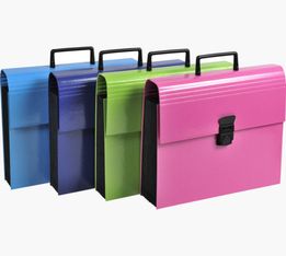 Exacompta Iderama - Classeur ménager (valisette trieur) 12 onglets - disponible dans différentes couleurs