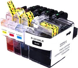 Cartouche compatible Brother LC3219XL - Pack de 4 - noir, cyan, magenta, jaune - Uprint