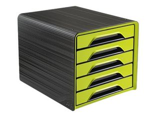 CEP Gloss - Module de classement 5 tiroirs - noir glossy