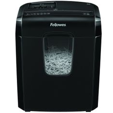 Fellowes Powershred 6C - destructeur de documents coupe croisée  - 6 feuilles - Corbeille 11 litres - verrouillage de sécurité