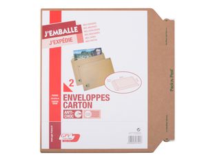 GPV Pack'n Post - 2 Enveloppes carton - 420 x 320 mm