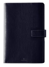 Agenda Milano - 1 semaine sur 2 pages - 17 x 24,5 cm - noir - Oberthur