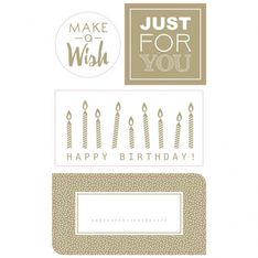 Clairefontaine Alliance - 16 Étiquettes cadeau - or