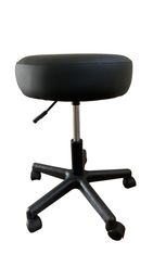 Siège technique GUALI - tabouret assis-debout - hauteur réglable jusqu'à 57 cm - noir
