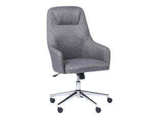 Fauteuil de bureau confortable - en polyester - gris - SUPERIOR