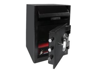 Reskal DS60 - Coffre-fort de dépôt 32 kg - serrure à combinaison mécanique - acier noir