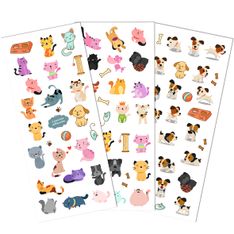 Gommettes - chiens et chats