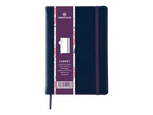 Oberthur Carmen - Carnet de notes souple A6 - uni - bleu