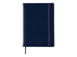 Oberthur Carmen - Carnet de notes rigide A5 - ligné - bleu