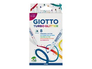 GIOTTO Turbo Glitter - 8 Feutres