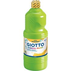 Giotto School - Gouache ultra lavable - vert clair - bouteille d'1 L