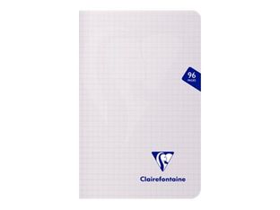 Clairefontaine Mimesys - Carnet polypro 11 x 17 cm - 96 pages - petits carreaux (5x5 mm) - disponible dans différentes couleurs
