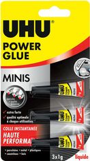 UHU Power Glue - Colle 1 gr - pack de 3 mini tubes