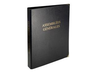 Exacompta - Reliure Assemblées générales 4 anneaux