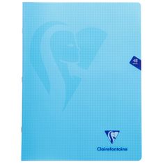 Clairefontaine Mimesys - Cahier polypro 24 x 32 cm - 48 pages - petits carreaux (5x5 mm) - disponible dans différentes couleurs