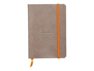 RHODIA Rhodiarama - Carnet souple A6 - 144 pages - ligné - taupe