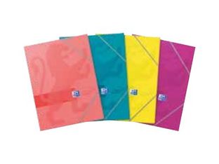 Oxford Touch - Chemise à rabats - A4 - disponible dans différentes couleurs pastels