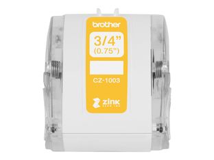 Brother CZ-13 - Ruban d'étiquettes auto-adhésives - 1 rouleau (19 mm x 5 m) - couleurs