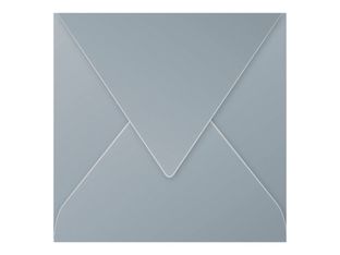 Pollen - 20 Enveloppes gommées - 165 x 165 mm - 120 g/m² - argent