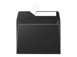 Pollen - 20 Enveloppes - 90 x 140 mm - 120 g/m² - noir