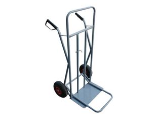 Chariot manuel - double bavette - roues gonflables