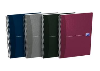 Oxford Office Essentials - Cahier à spirale B5 - 180 pages - points - disponible dans différentes couleurs