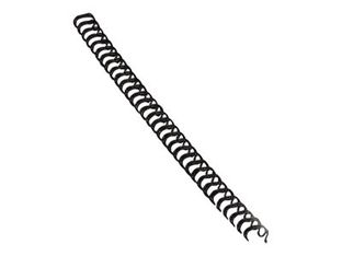 Fellowes - 100 anneaux de reliure en métal - 6 mm - jusqu'à 35 feuilles - noir