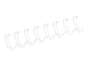 Fellowes - 130 anneaux de reliure en métal - 12 mm - jusqu'à 100 feuilles - blanc
