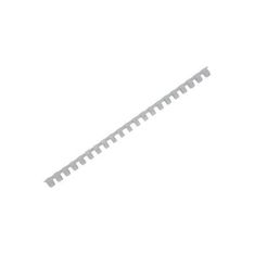 Fellowes - 50 anneaux de reliure en plastique - 28 mm - jusqu'à 240 feuilles - blanc