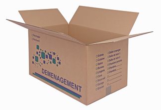 Carton déménagement - 35X27,5X30 x20 - Logistipack