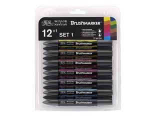 Promarker Brush - Pack de 12 stylos pinceaux et marqueurs - teintes vives