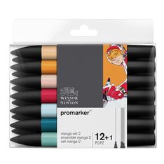 ProMarker - Pack de 13 marqueurs double pointe - manga expansion pack 2