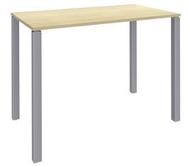 Table Lounge 4 pieds - L140xH105xP80 cm - Pied alu - plateau imitation érable