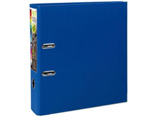 Exacompta Prem'Touch - Classeur à levier - Dos 80 mm - A4 Maxi - pour 715 feuilles - bleu foncé