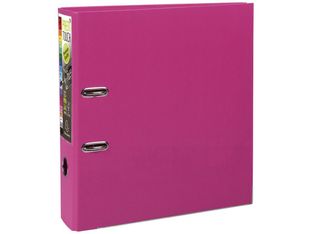 Exacompta Prem'Touch - Classeur à levier - Dos 80 mm - A4 Maxi - pour 715 feuilles - framboise