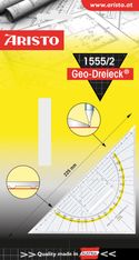 Aristo GEO-DREIECK 1555/2 - Équerre transparente - 22,5 cm