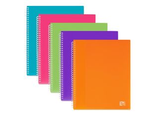 Oxford School Life - Porte vues à spirale - 120 vues - A4 - disponible dans différentes couleurs