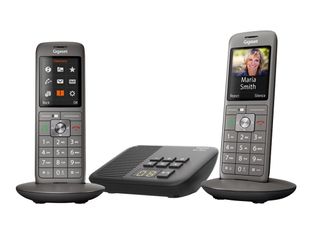 Gigaset CL660A Duo - téléphone sans fil - avec répondeur + combiné supplémentaire - anthracite