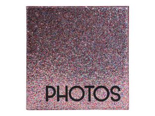 Exacompta Strass - Album photo 25 x 25 cm - 30 pages noires - rose