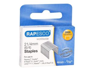 Rapesco - Boîte de 2000 agrafes 21/4 - jusqu'à 20 feuilles