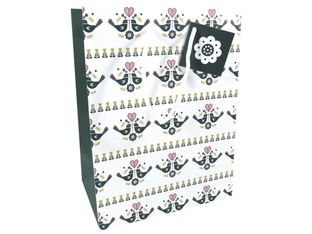 Clairefontaine Excellia - Sac cadeau 19 cm x 12 cm x 25 cm - flora